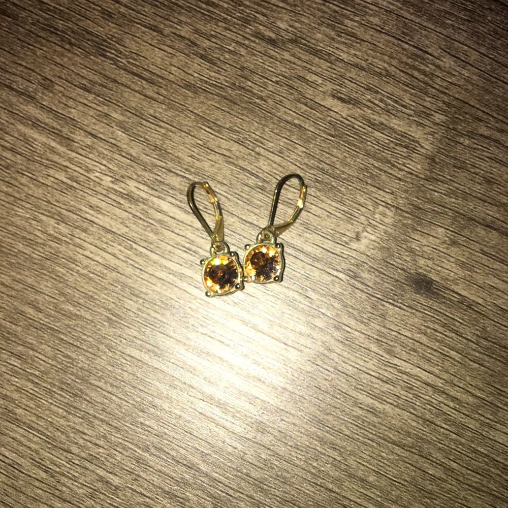Citrine Stone Earrings